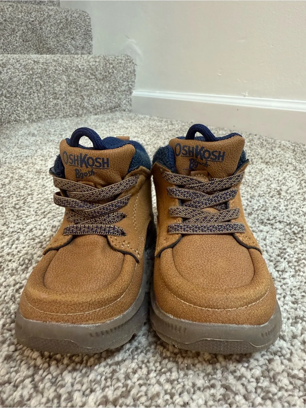 OshKosh B’gosh Toddler Lace-Up Boots | Brown | Size 5M